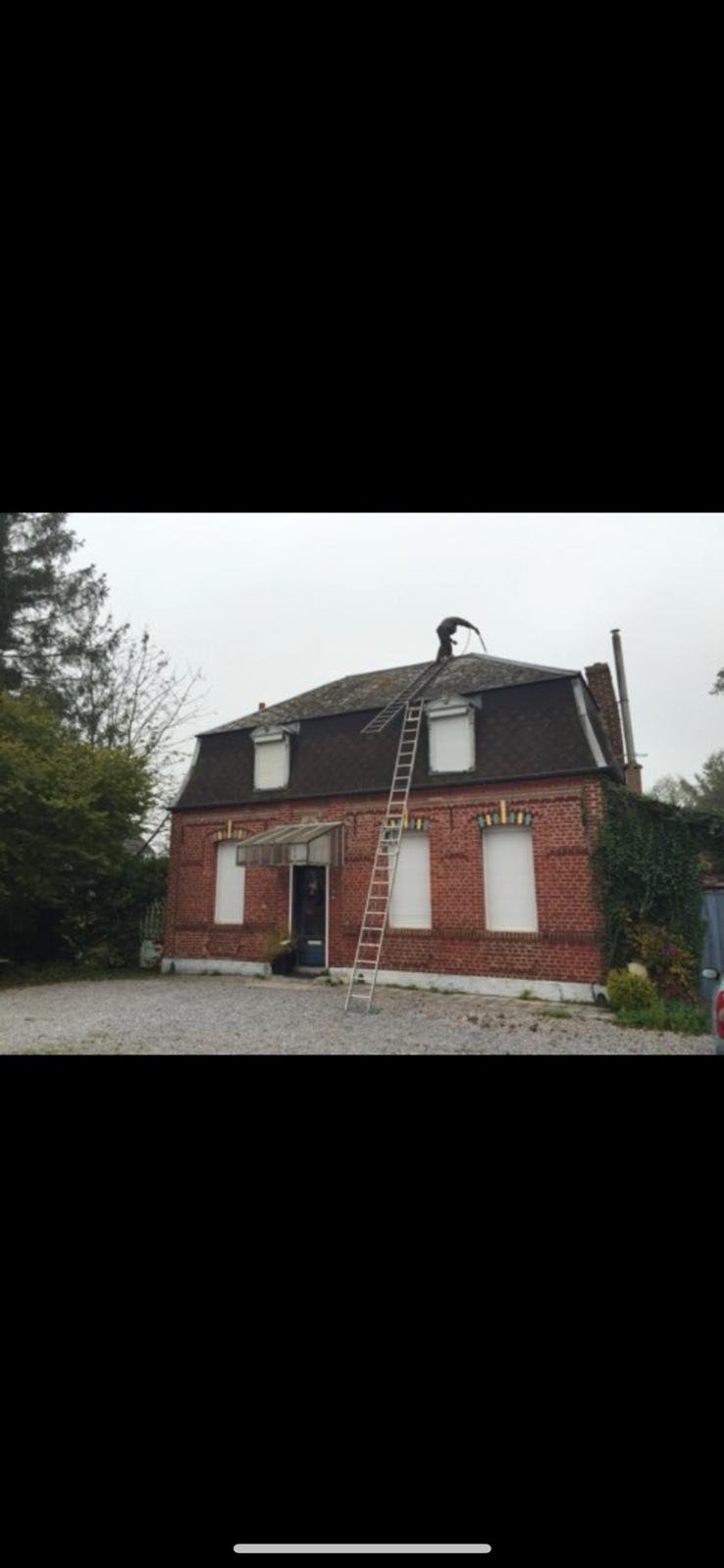 Avant et apres demoussage toiture & hydrofuge